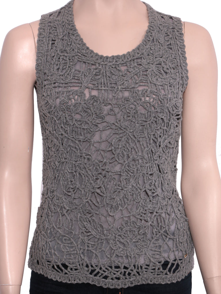 Escada Knit Sleeveless Top