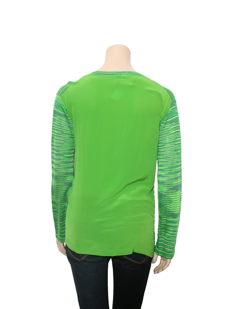 M Missoni Printed Knit Top