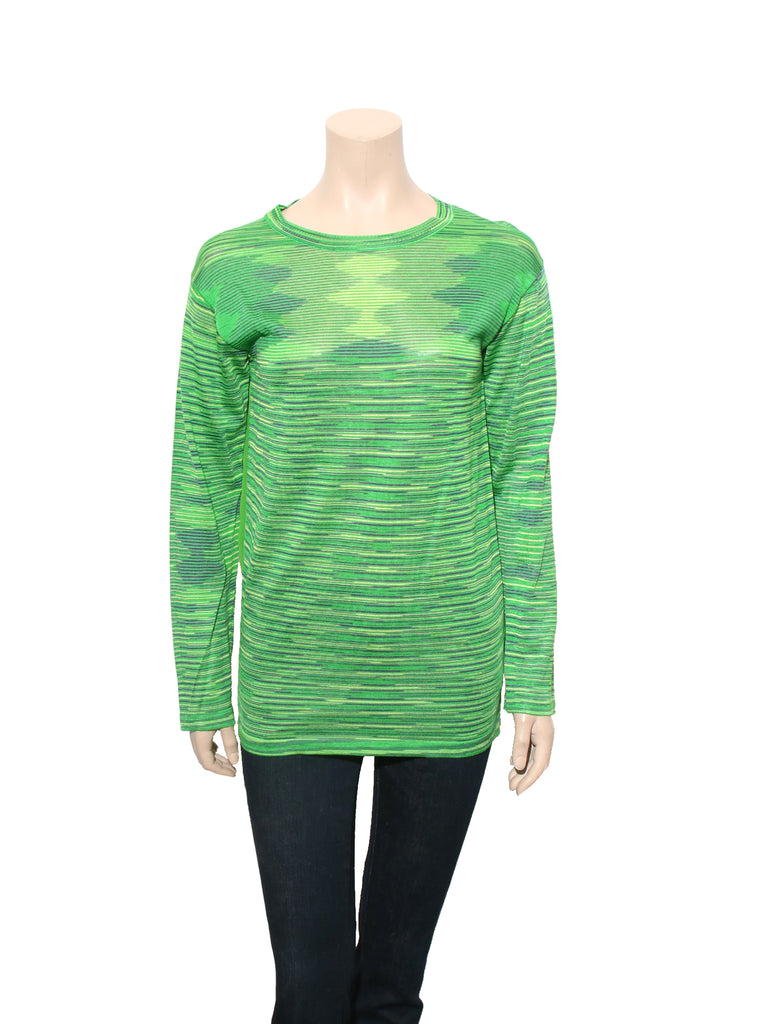 M Missoni Printed Knit Top