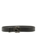Gucci Logo Leather Belt