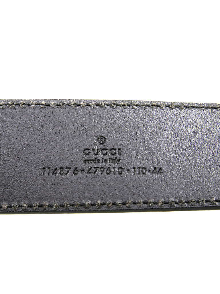 Gucci Logo Leather Belt