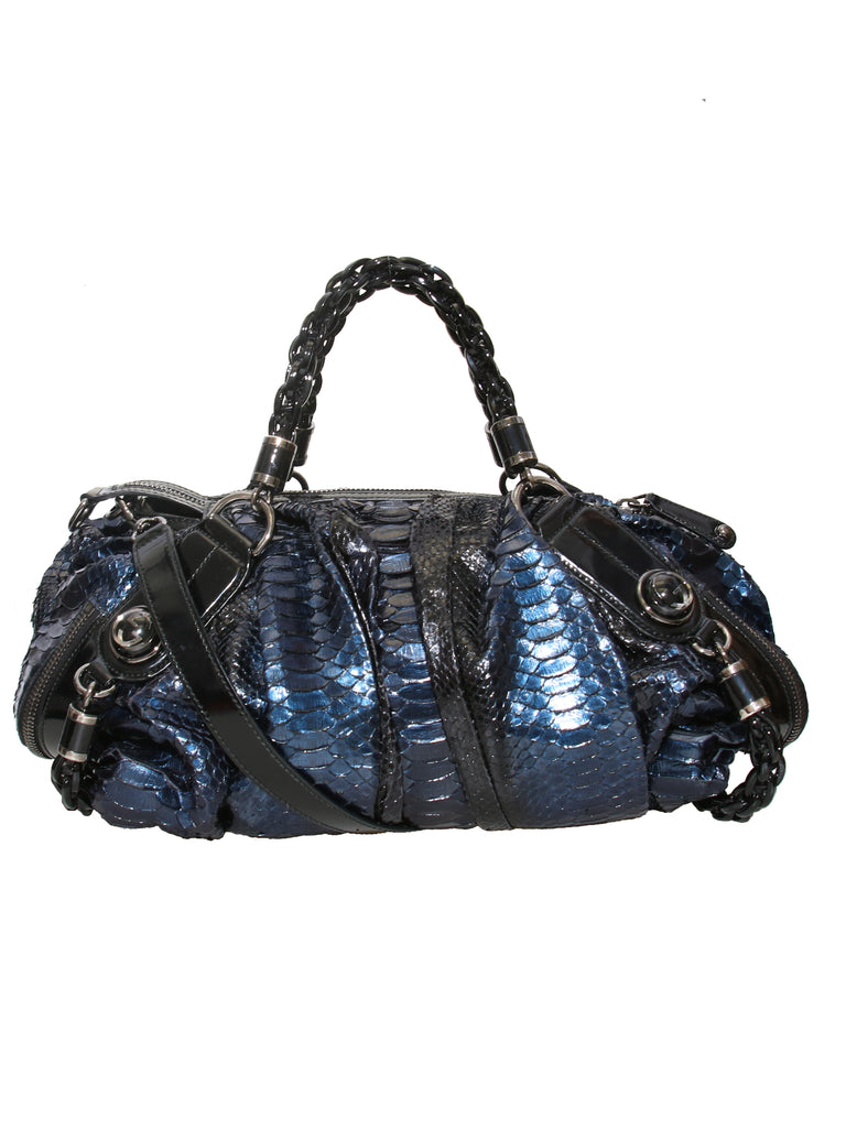 Gucci Python Galaxy Top Handle Bag