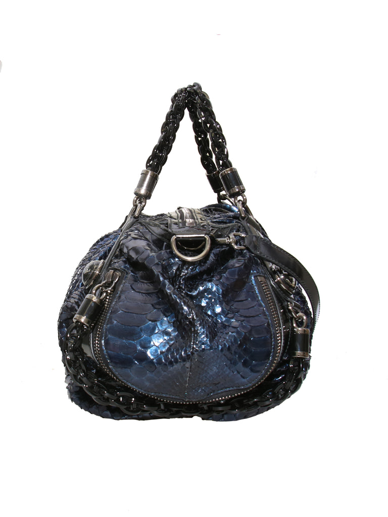 Gucci Python Galaxy Top Handle Bag