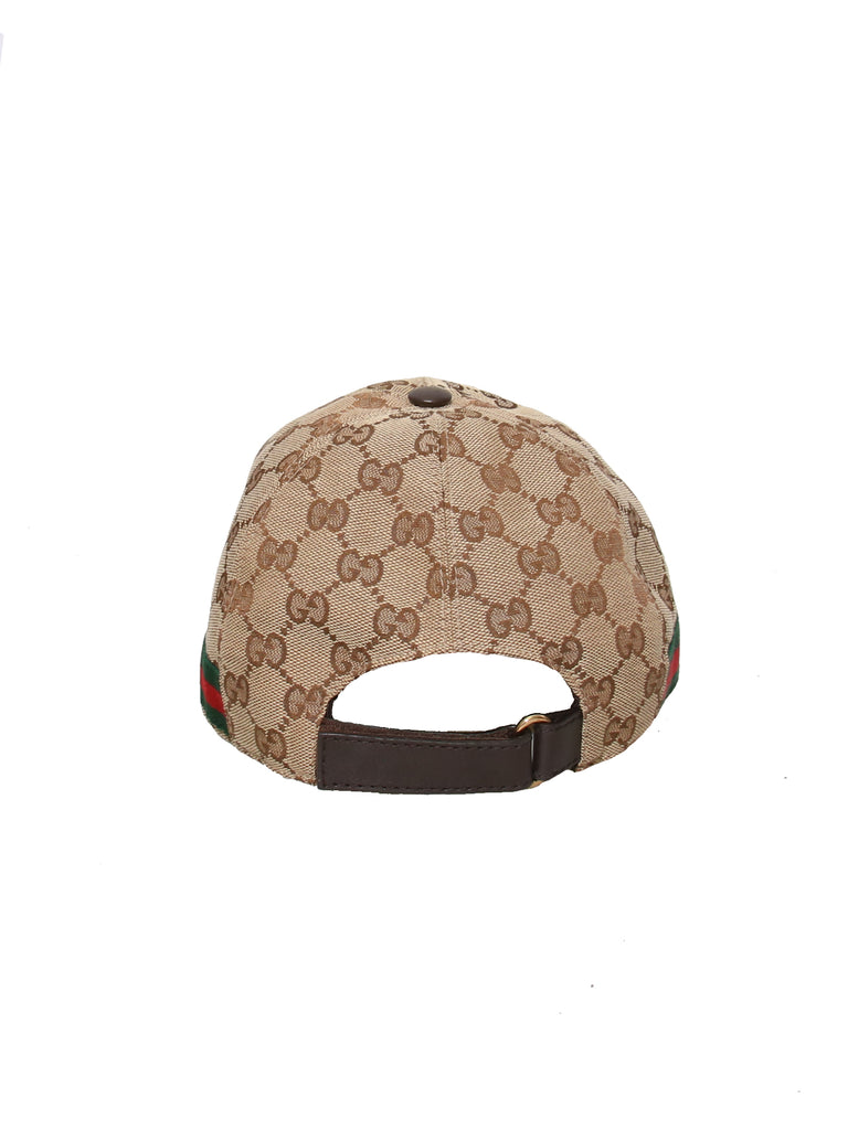 Gucci Original GG Canvas Baseball Cap with Web