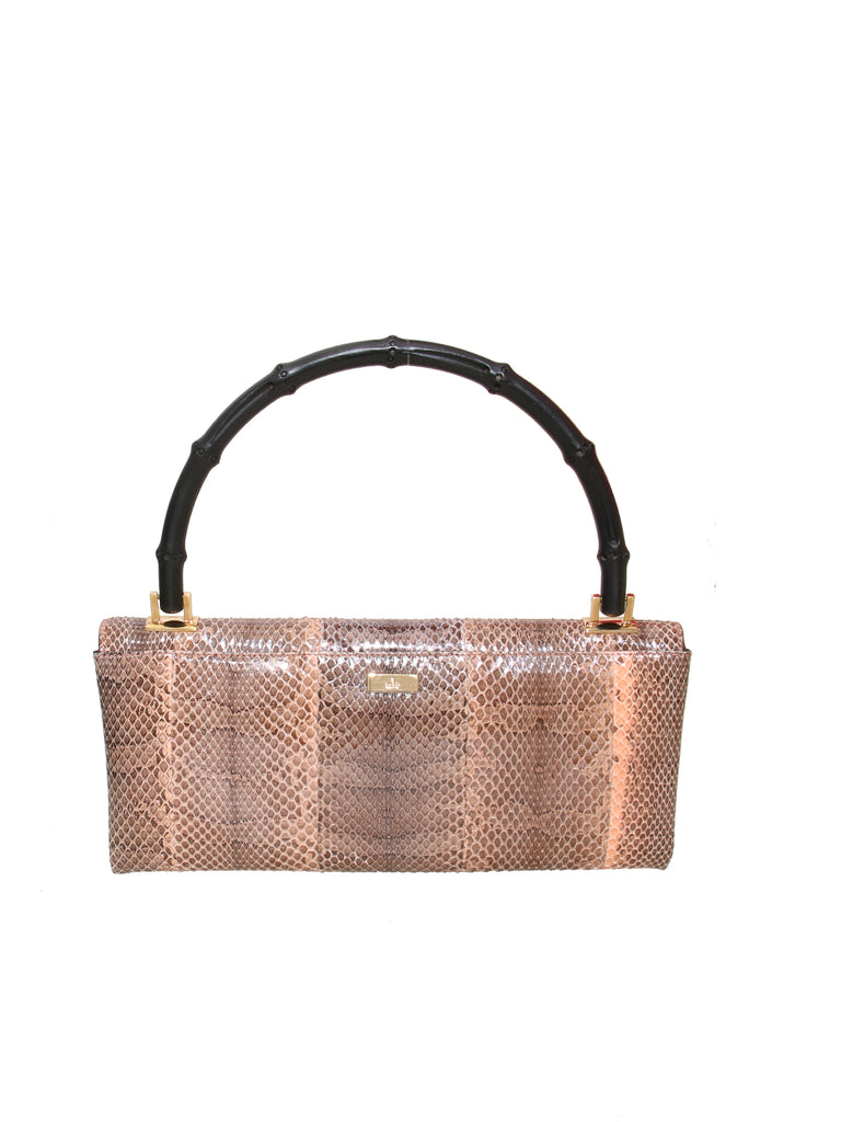 Gucci Snakeskin Bamboo Bag