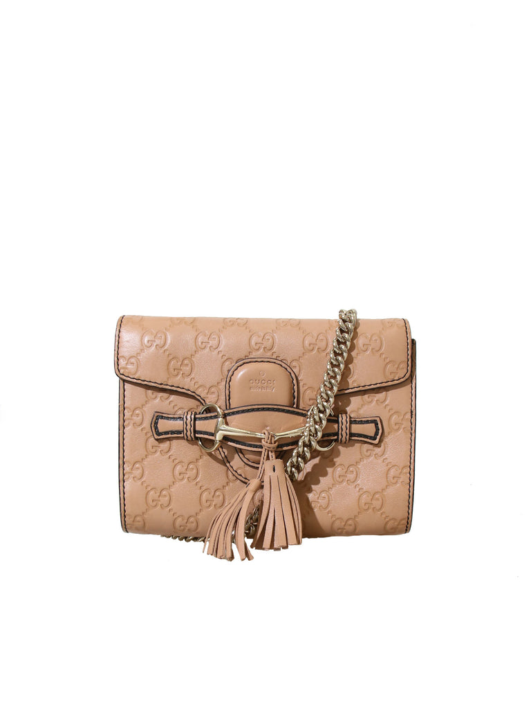 Gucci Guccissima Mini Emily Cross Body Bag