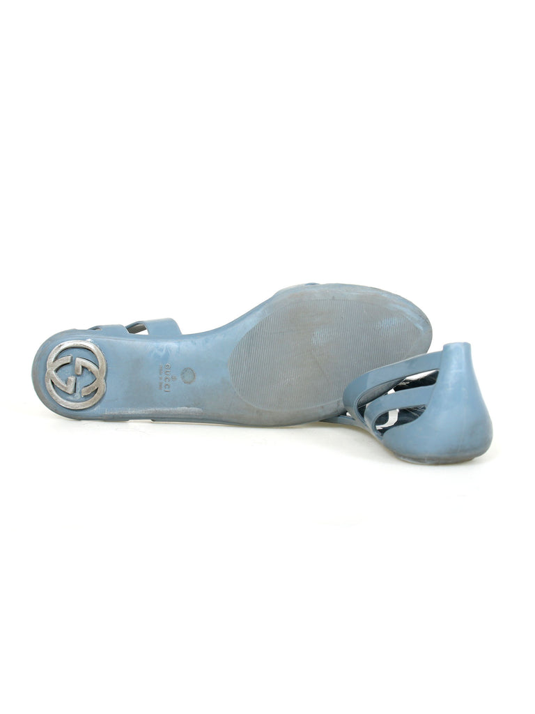 Gucci Rubber Logo Flats