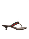 Gucci GG Leather Slide Sandals