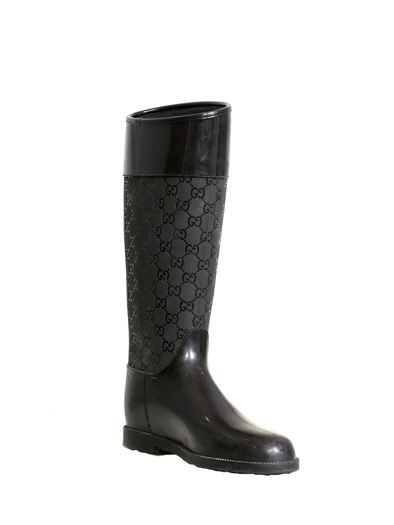Gucci Monogram Rain Boots