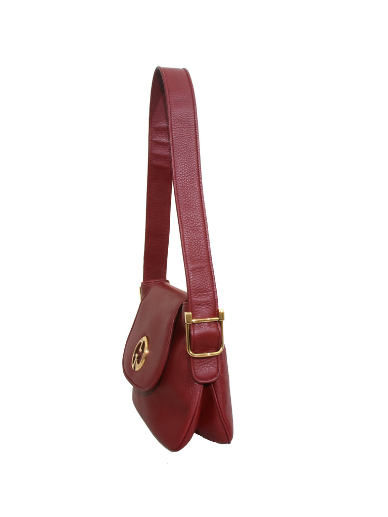 Gucci Leather 1973 Shoulder Bag