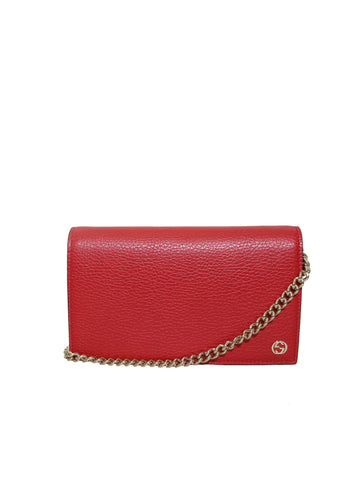 Gucci Betty Leather Wallet on a Chain