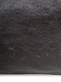 Gucci Embossed Leather Monogram Guccissima Tote