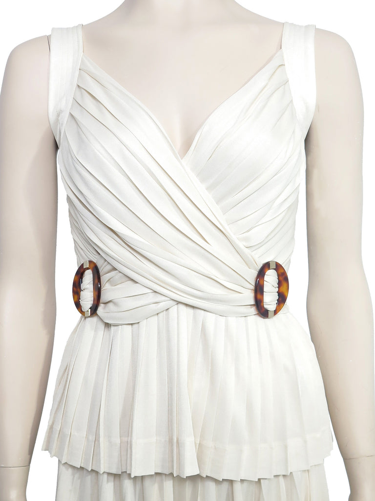 Gucci Pleated Fan Top