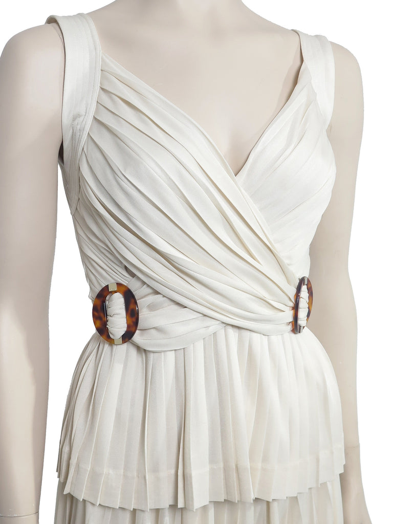 Gucci Pleated Fan Top