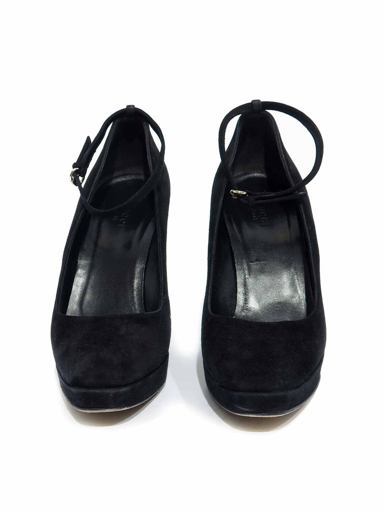 Gucci Suede Wedges