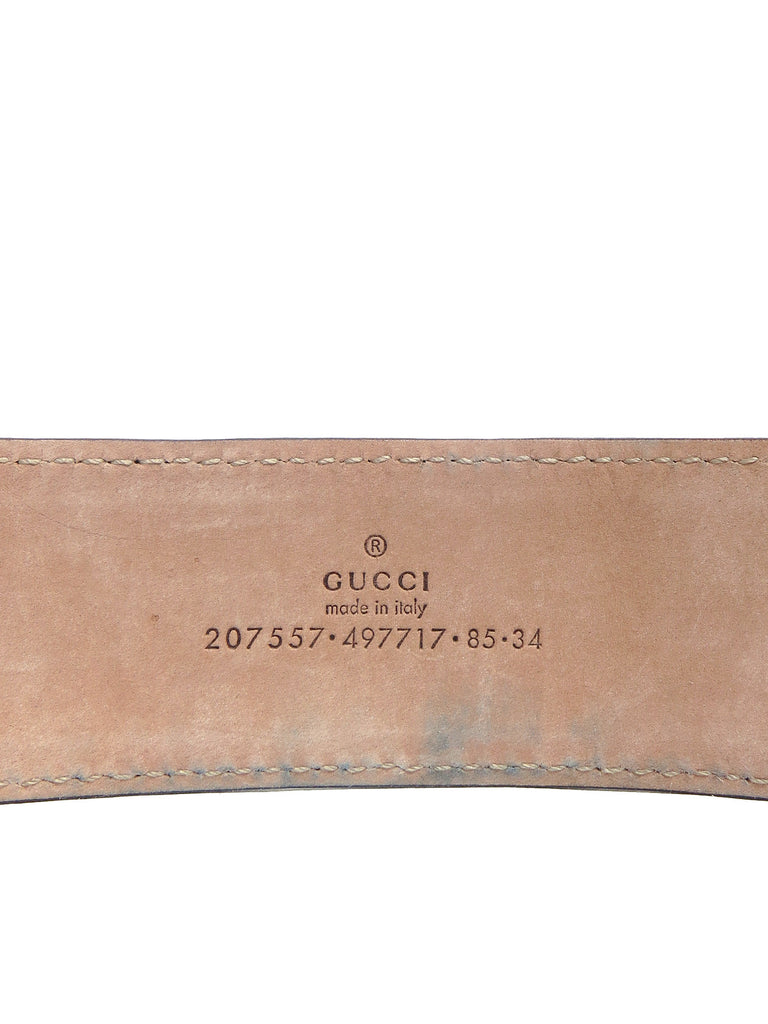 Gucci Monogram Hysteria Heart Belt