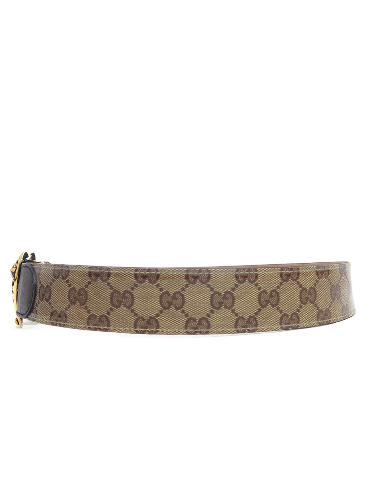 Gucci Monogram Hysteria Heart Belt