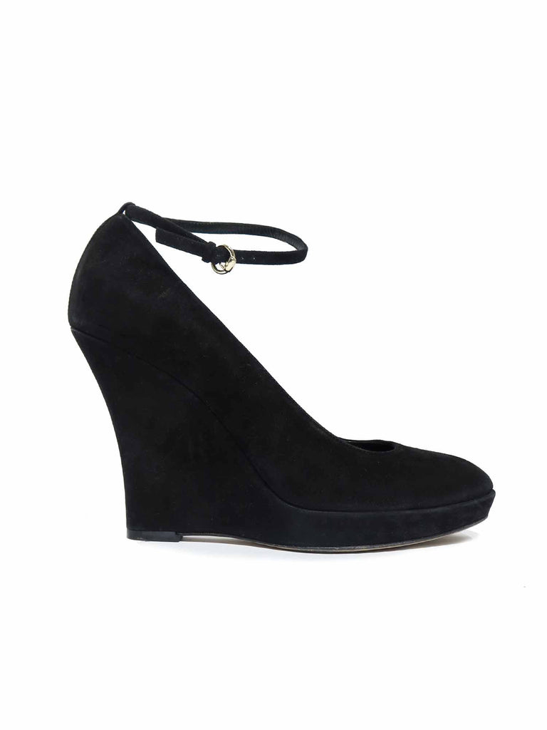 Gucci Suede Wedges