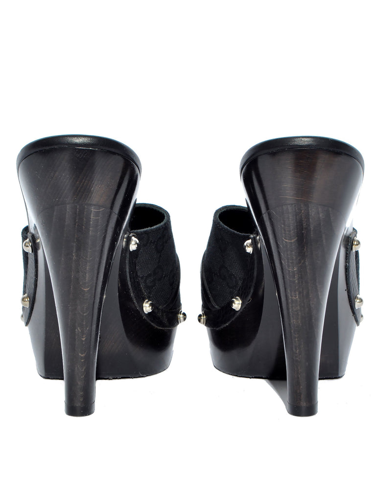 Gucci Horsebit Studded Clogs