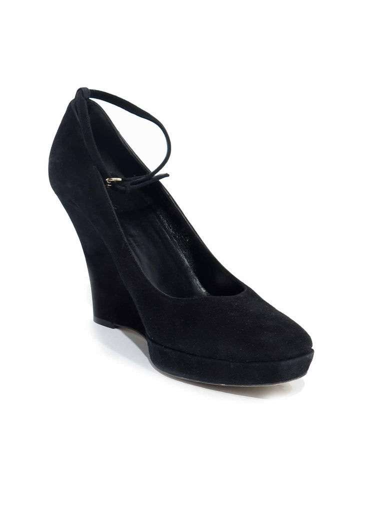 Gucci Suede Wedges