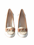Gucci Suede Round-Toe Pumps