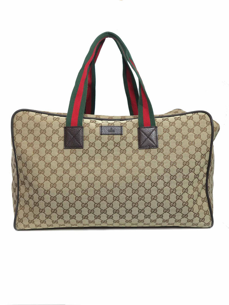 Gucci Original GG Canvas Carry-On Duffle Bag
