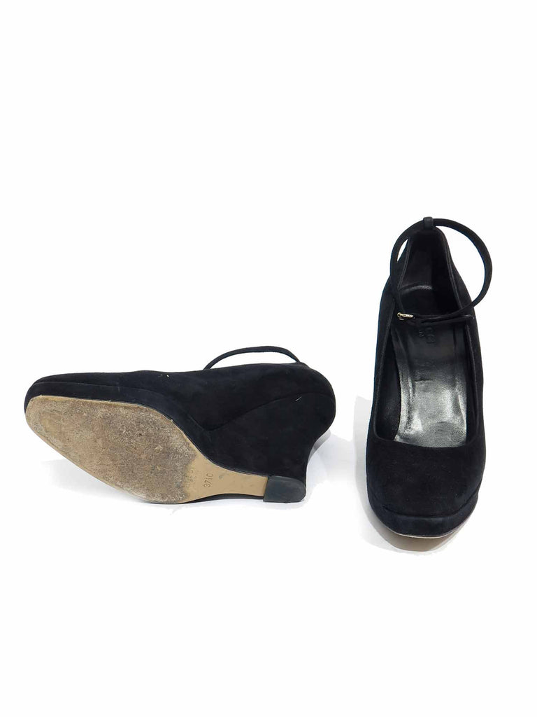 Gucci Suede Wedges