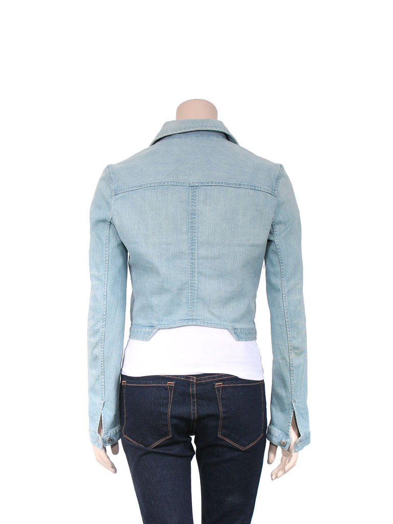 Helmut Lang Cropped Denim Jacket