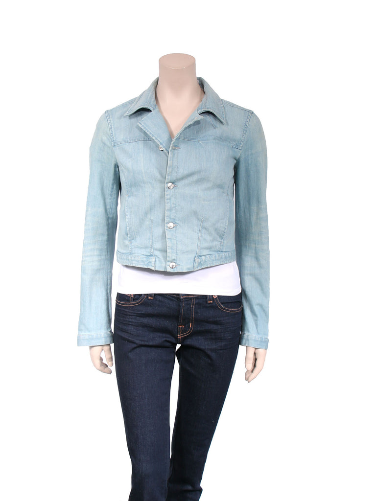 Helmut Lang Cropped Denim Jacket