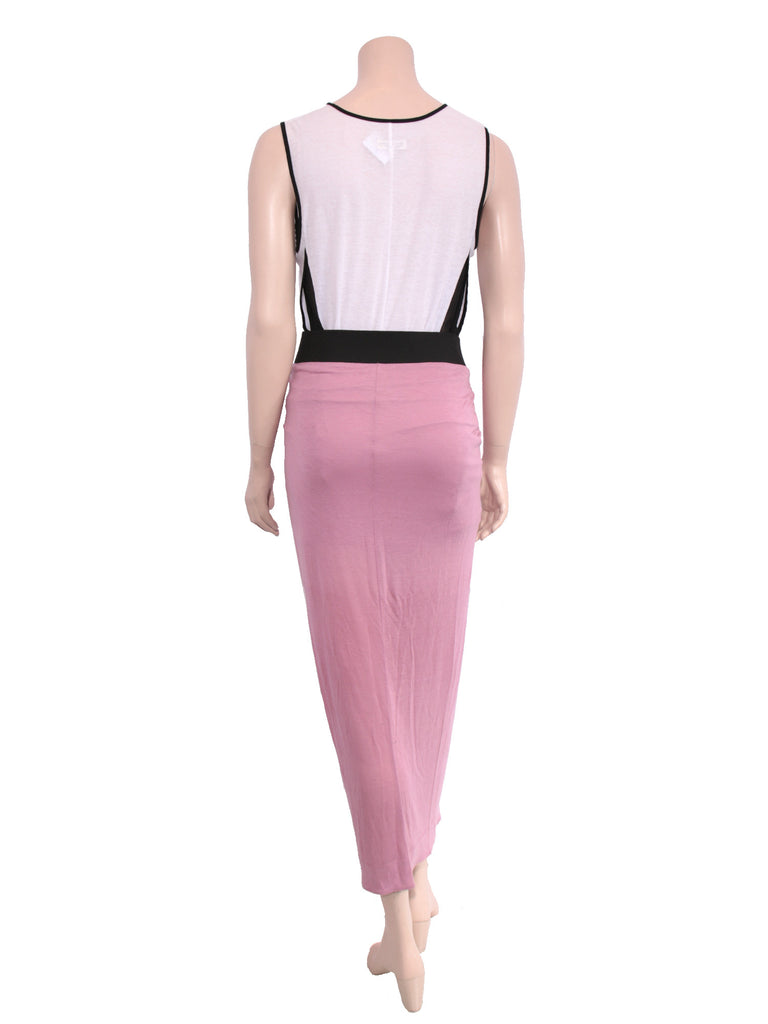 Helmut Lang Draped Maxi Skirt