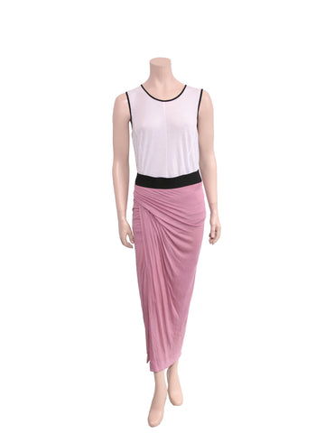 Helmut Lang Draped Maxi Skirt