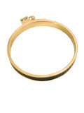 Hermes Lizard Kelly Lock Cadena Bracelet