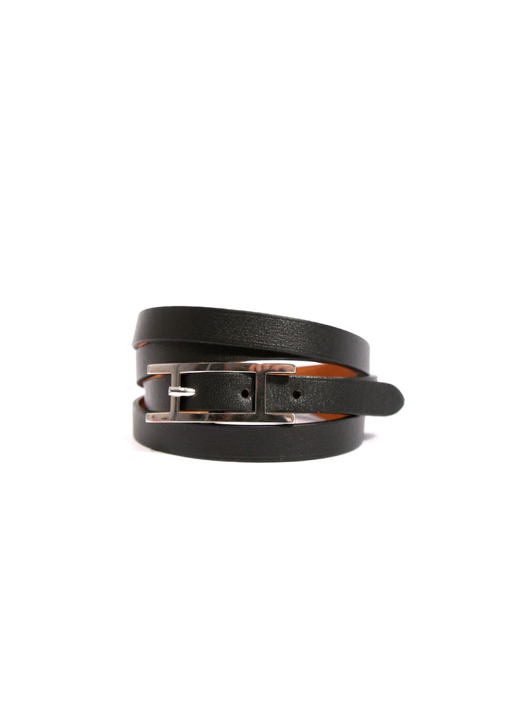 Hermes Hapi Quad Tour Leather Wrap Bracelet