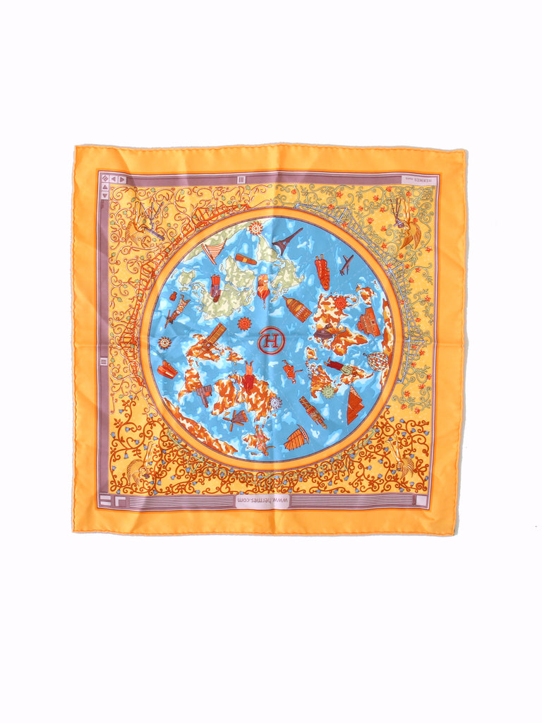 Hermes Silk Square Scarf