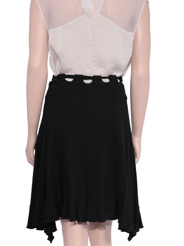 Roberto Cavalli Drawstring Skirt