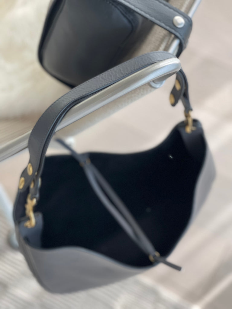 Leather Trotteur Hobo