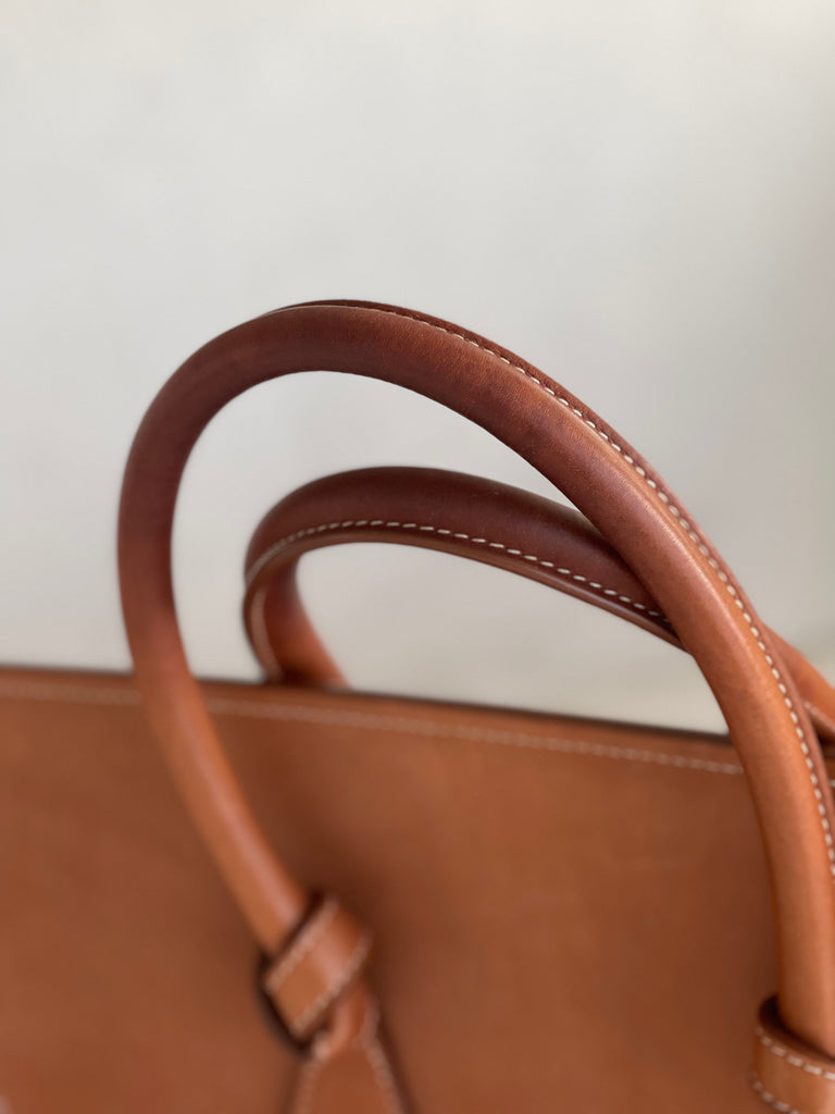 Leather Tie Tote