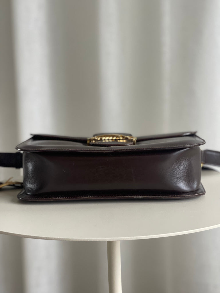 Vintage Leather Cross Body Bag