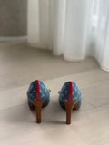 Monogram Denim Pumps