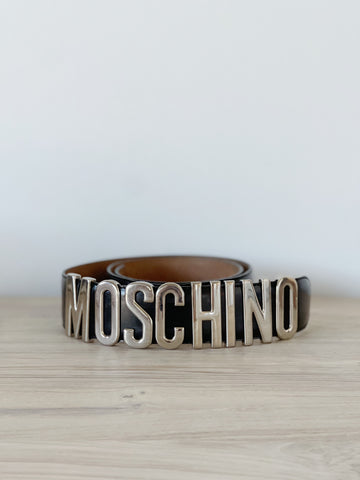 Logo Leather Belt