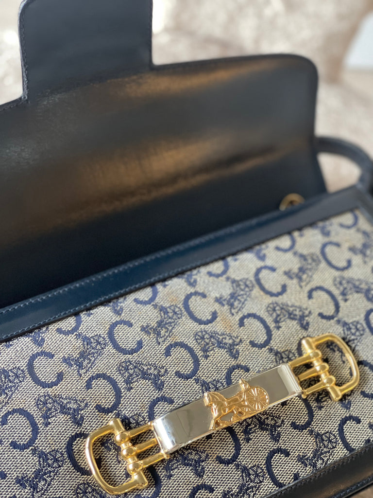 Vintage C Carriage Printed Shoulder Bag