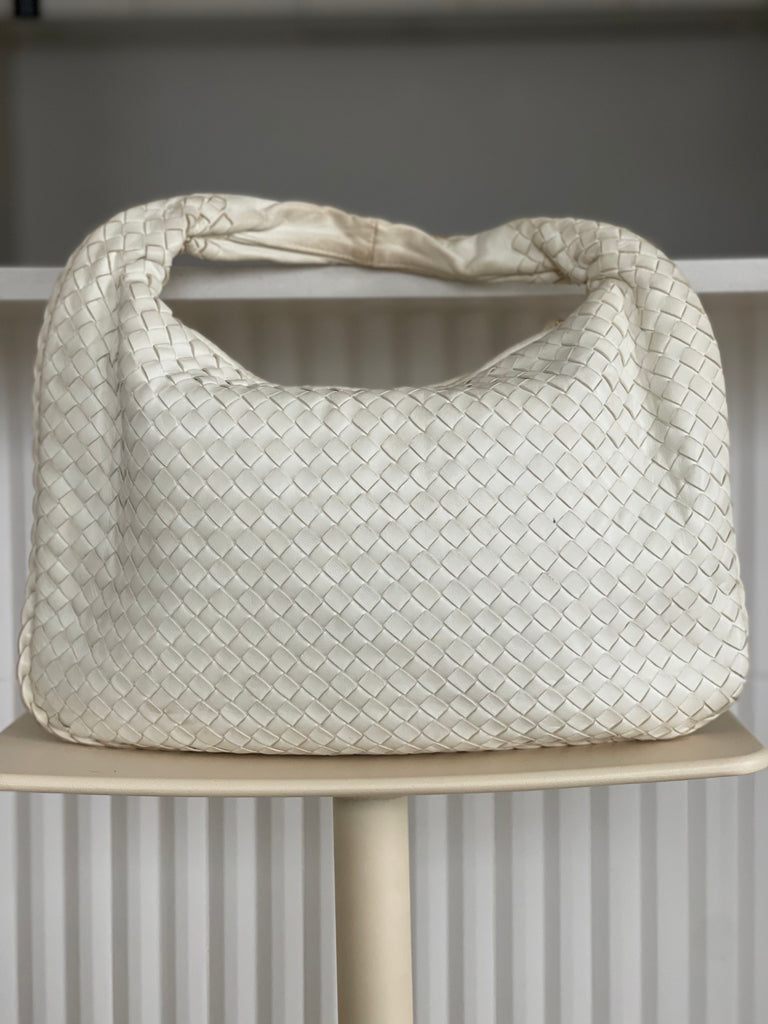 Vintage Intrecciato Leather Hobo