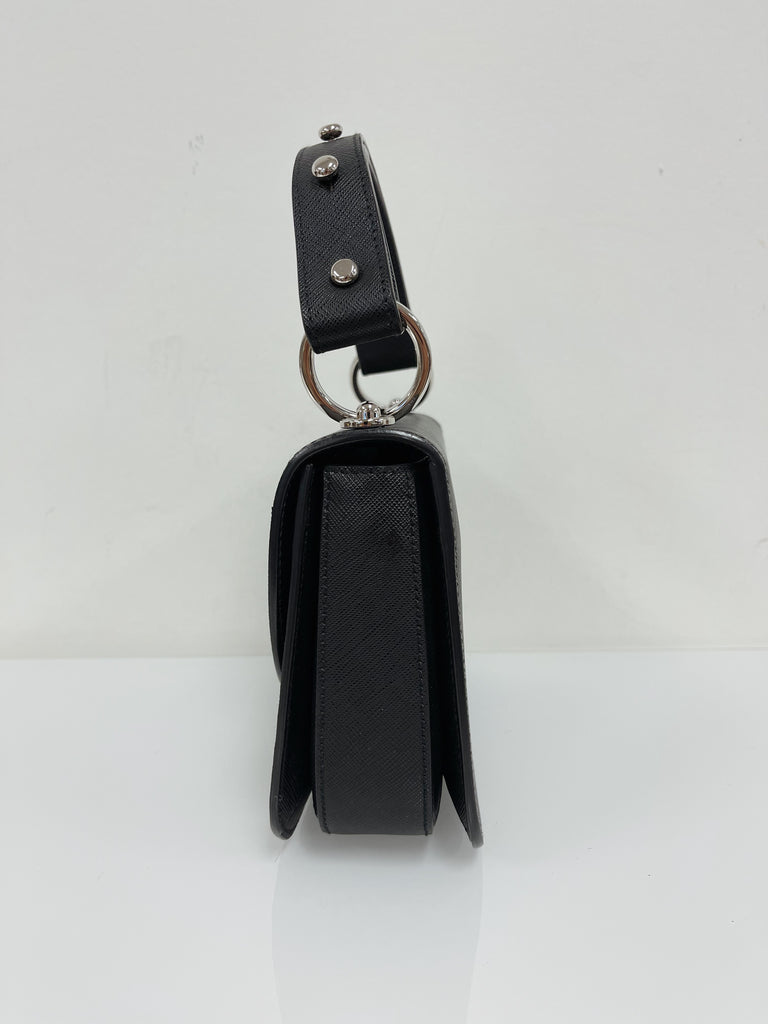 Saffiano Lux Leather Cross Body Bag