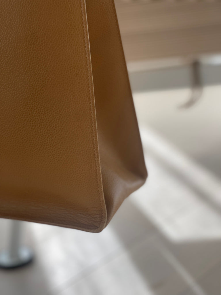 Chanel Vintage Caviar Leather Large CC Tote