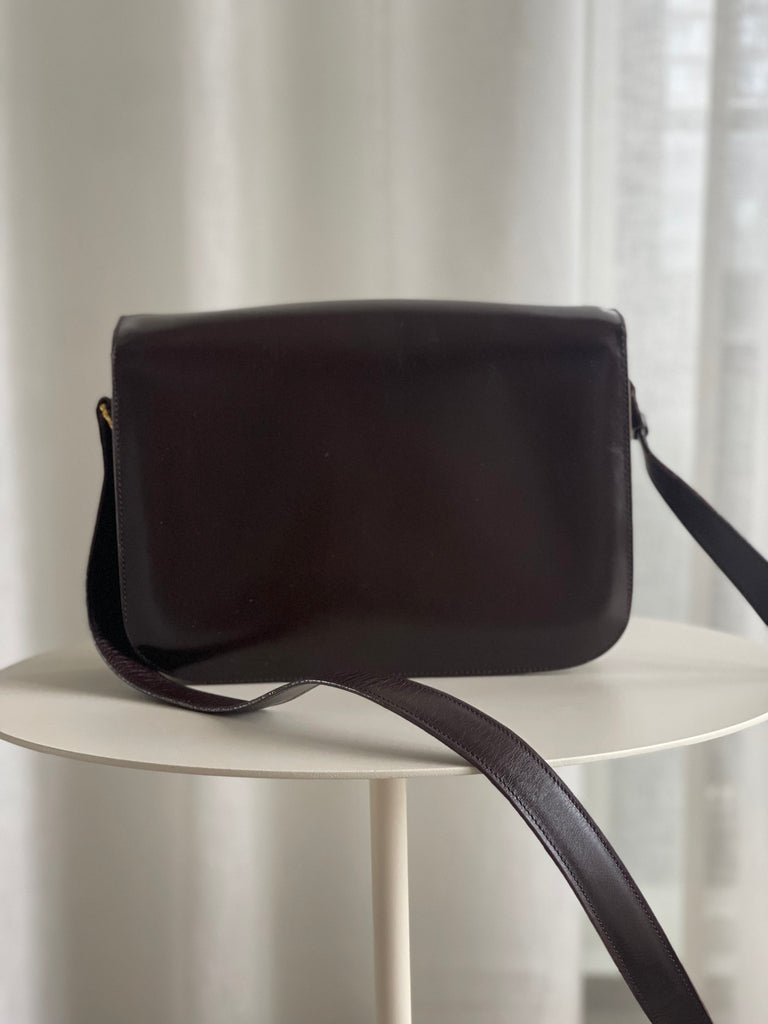 Vintage Leather Cross Body Bag