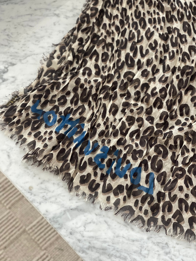 Leopard Stephen Sprouse Stole