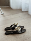 Camellia Accent Rubber Flip Flops
