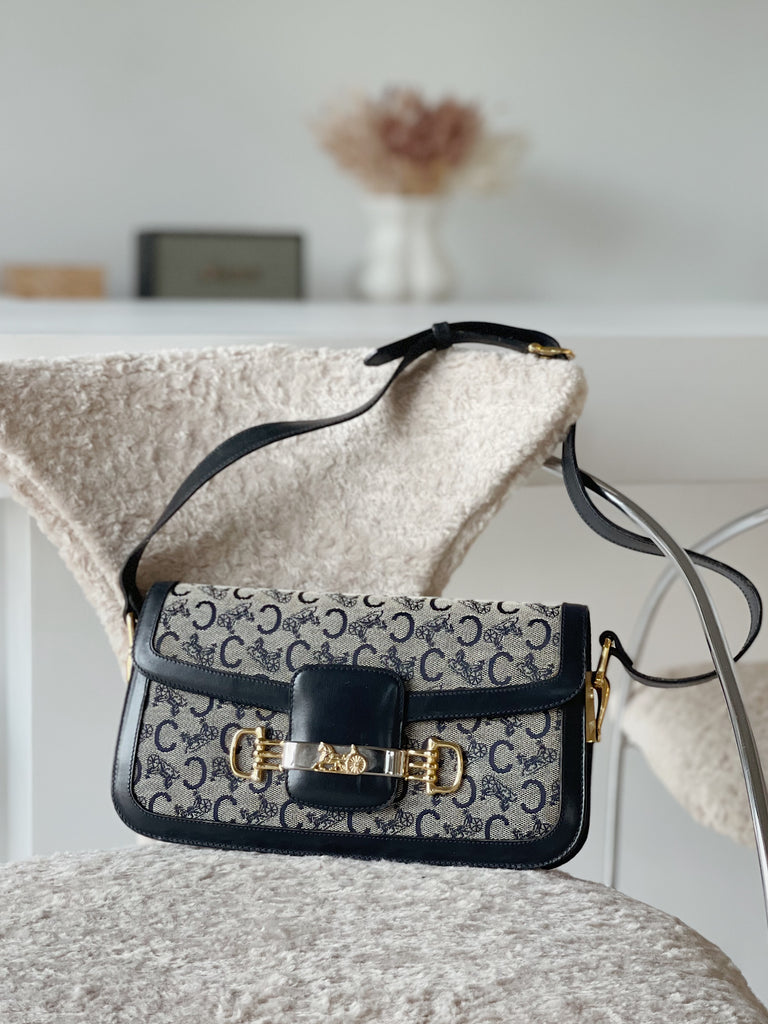 Vintage C Carriage Printed Shoulder Bag