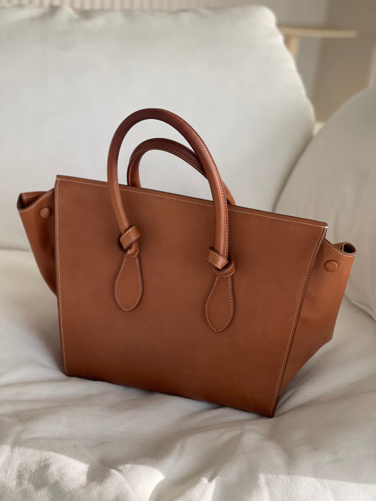 Leather Tie Tote
