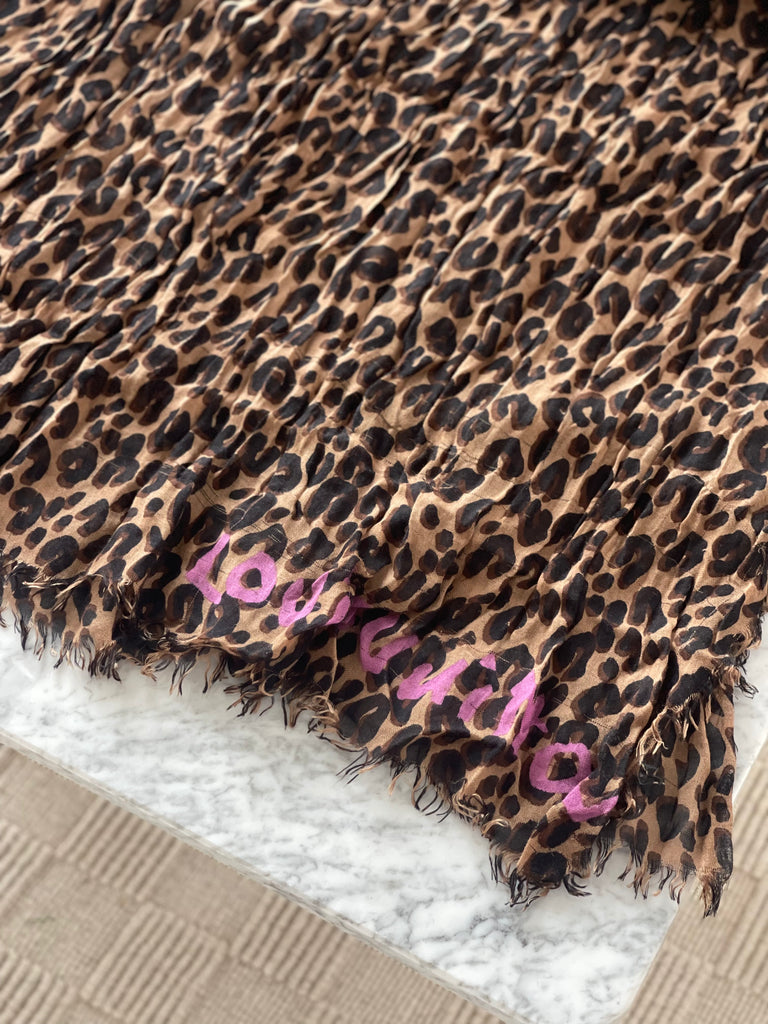 Leopard Stephen Sprouse Stole